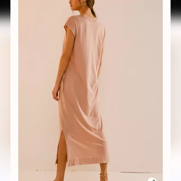 Free People all day long midi T-shirt dress - Picture 3 of 13